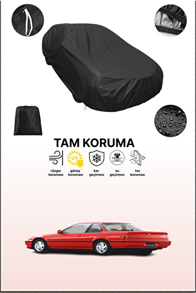 dokaca غطاء سيارة متوافق مع هوندا بريلود 3 باللون الأسود، غطاء واقي، غطاء سيارة