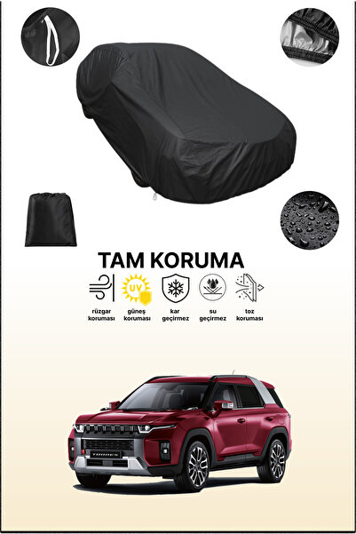 dokaca غطاء سيارة أسود متوافق مع سيارة سانغ يونغ توريس، غطاء واقي، غطاء سيارة