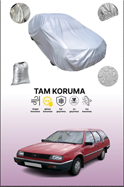 dokaca غطاء سيارة رمادي متوافق مع ميتسوبيشي لانسر 3 واجن، غطاء سيارة، غطاء حماية