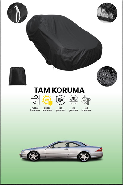 dokaca غطاء سيارة متوافق مع مرسيدس سي إل 55 إيه إم جي (سي215) 2000 - 2002، غطاء واقي، غطاء سيارة