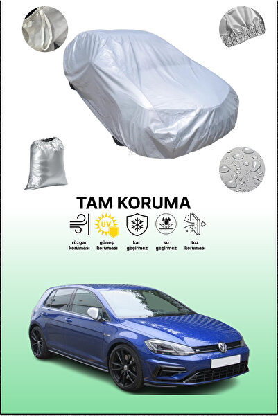 dokaca غطاء سيارة رمادي متوافق مع فولكس فاجن جولف 7، غطاء سيارة، غطاء واقي