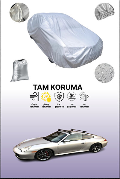 dokaca غطاء سيارة رمادي متوافق مع بورش 911 كاريرا 4s (996) 2001 - 2005، غطاء ...