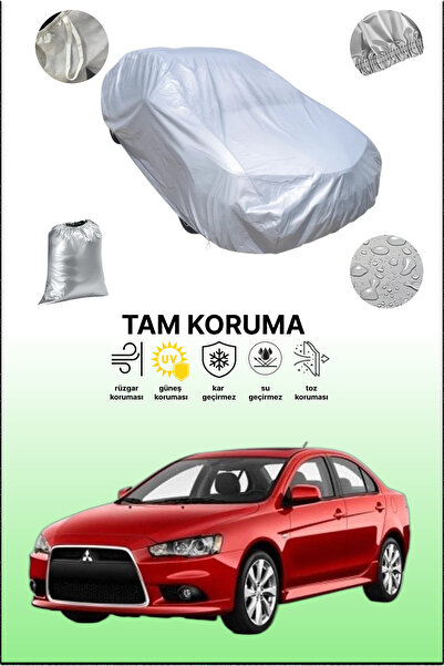 dokaca غطاء سيارة رمادي متوافق مع ميتسوبيشي جراند لانسر، غطاء سيارة، غطاء واقي