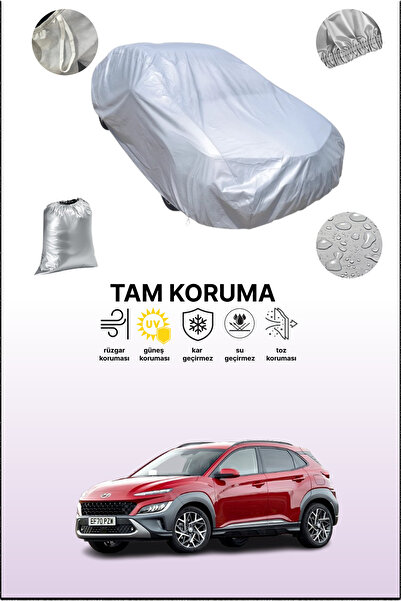 dokaca غطاء سيارة رمادي متوافق مع هيونداي كونا 2017 - 2021، غطاء سيارة، غطاء ...