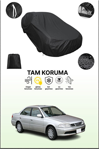 dokaca غطاء سيارة أسود متوافق مع تويوتا كارينا، غطاء واقي، غطاء سيارة