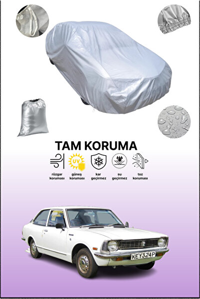 dokaca غطاء سيارة رمادي متوافق مع تويوتا كورولا 2 سيدان ببابين، غطاء سيارة، غ...