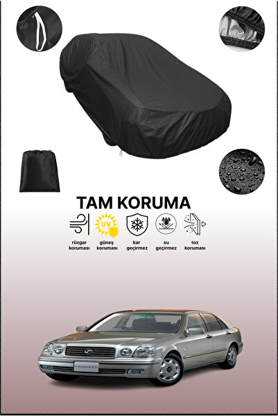 dokaca غطاء سيارة أسود متوافق مع تويوتا بروجريس، غطاء واقي، غطاء سيارة