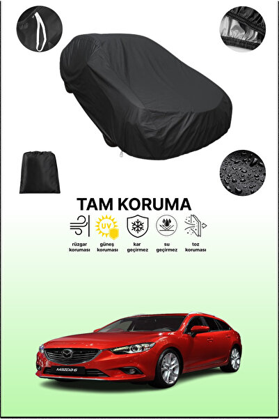 dokaca غطاء سيارة متوافق مع مازدا 6/أتينزا واجن 2013 - 2015، أسود اللون، غطاء...