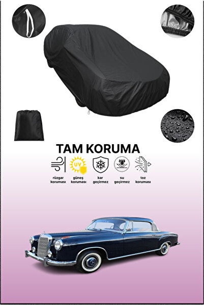 dokaca غطاء سيارة متوافق مع سيارة مرسيدس-بنز W180 2 كوبيه باللون الأسود، غطاء...