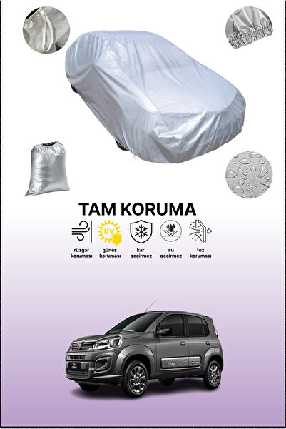 dokaca غطاء سيارة رمادي متوافق مع فيات أونو 2010 - 2021، غطاء سيارة، غطاء واقي