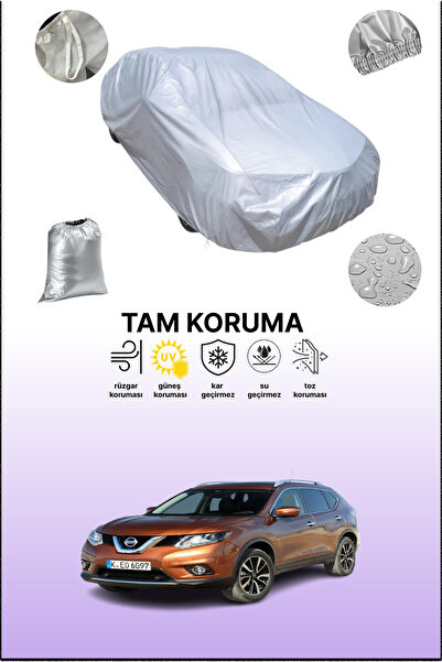 dokaca غطاء سيارة رمادي متوافق مع نيسان إكس-تريل 3، غطاء سيارة، غطاء واقي