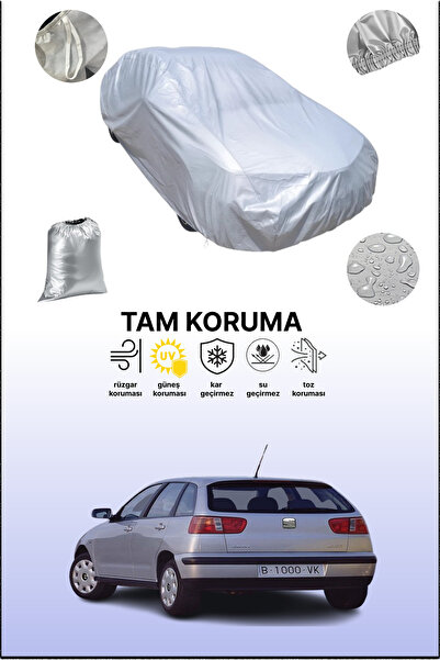 dokaca غطاء سيارة رمادي متوافق مع سيات إيبيزا ذات 5 أبواب من 1999 إلى 2002، غ...