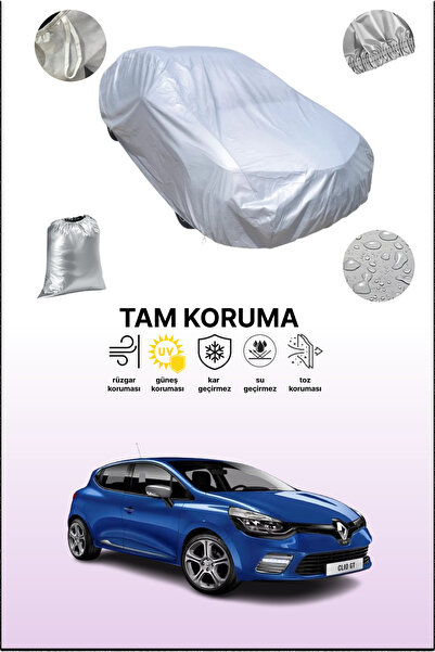 dokaca غطاء سيارة رمادي متوافق مع رينو كليو جي تي 2009 - 2013، غطاء سيارة، غط...