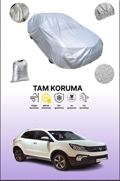 dokaca غطاء سيارة رمادي متوافق مع سانغ يونغ كوراندو 2017 - 2019، غطاء سيارة، ...