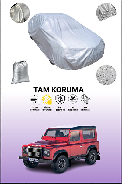 dokaca غطاء سيارة رمادي متوافق مع لاند روفر ديفندر 90 ووركس V8 2018 - 2019، غ...