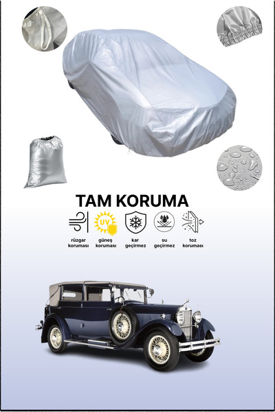 dokaca غطاء سيارة رمادي متوافق مع سكودا 860 1929 - 1933، غطاء سيارة، غطاء واقي