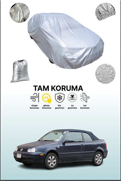 dokaca غطاء سيارة رمادي متوافق مع فولكس فاجن جولف 4 كابريو، غطاء سيارة، غطاء ...