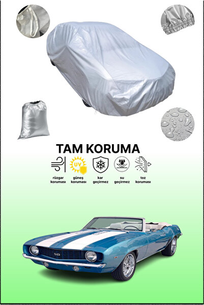 dokaca غطاء سيارة رمادي متوافق مع شيفروليه كامارو 1 كابريوليه، غطاء سيارة، غط...