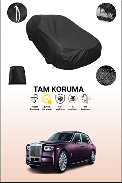 dokaca غطاء سيارة متوافق مع رولز رويس فانتوم 8 ذو قاعدة العجلات الممتدة، أسود...