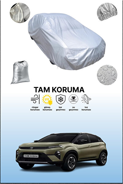 dokaca غطاء سيارة رمادي متوافق مع تاتا نيكسون، غطاء سيارة، غطاء واقي