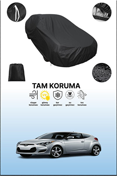 dokaca غطاء سيارة متوافق مع هيونداي فيلوستر 2011 - 2018 باللون الأسود، غطاء واقي، غطاء سيارة