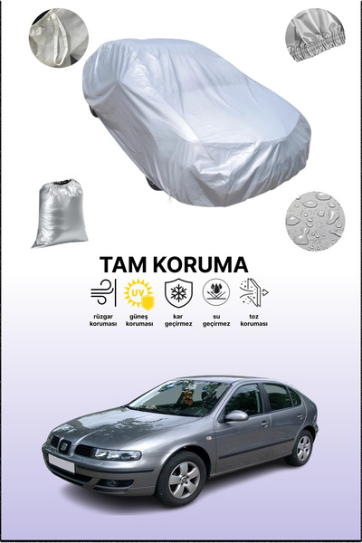 dokaca غطاء سيارة رمادي متوافق مع سيات ليون إف آر / توبسبورت 2002 - 2005، غطاء سيارة، غطاء واقي