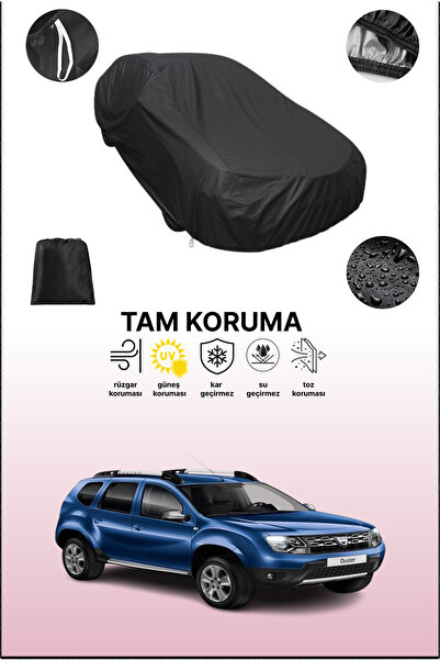 dokaca غطاء سيارة متوافق مع داسيا داستر 2013 - 2017، غطاء واقي، غطاء سيارة أسود
