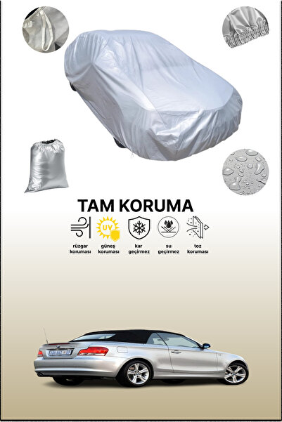 dokaca غطاء سيارة رمادي متوافق مع بي إم دبليو الفئة 1 كابريوليه (E88) 2010 - ...