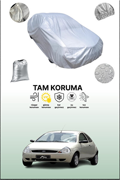 dokaca غطاء سيارة رمادي متوافق مع فورد كا 1997 - 2008، غطاء سيارة، غطاء واقي