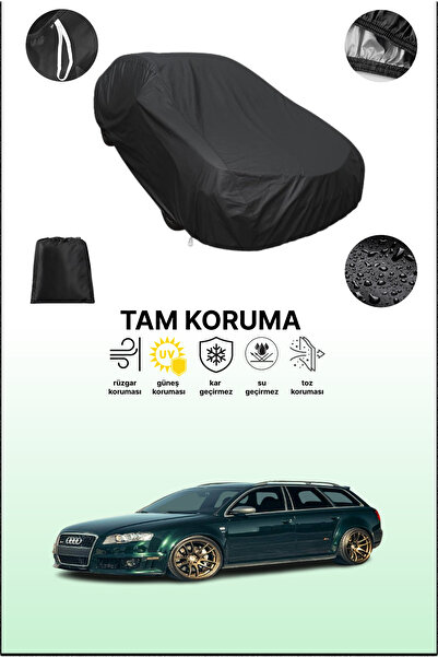 dokaca غطاء سيارة متوافق مع أودي S4 أفانت 2008 - 2012 باللون الأسود، غطاء واق...