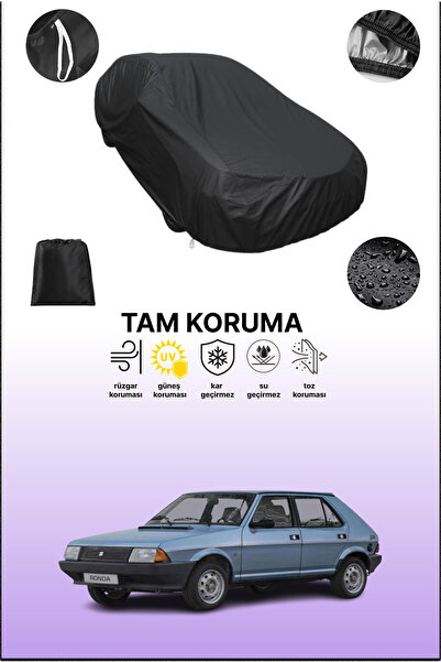 dokaca غطاء سيارة متوافق مع سيارة سيت روندا باللون الأسود، غطاء واقي، غطاء سيارة