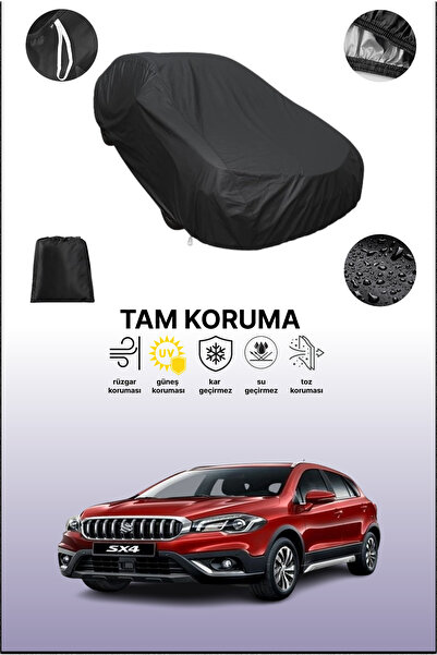 dokaca غطاء سيارة أسود متوافق مع سوزوكي Sx4 S-Cross 2، غطاء واقي، غطاء سيارة