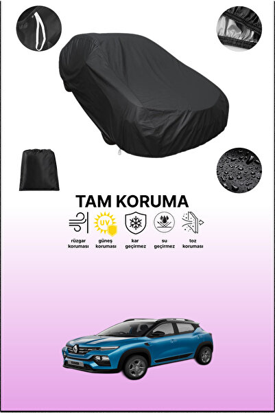 dokaca غطاء سيارة متوافق مع رينو كيجر باللون الأسود، غطاء واقي، غطاء سيارة
