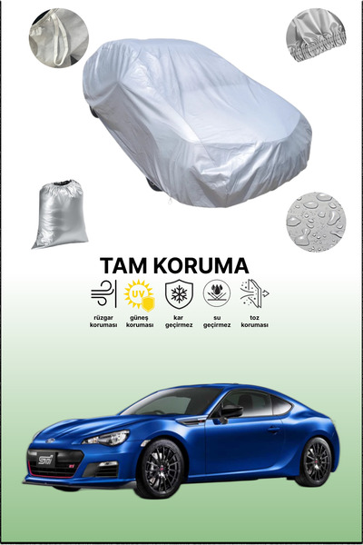 dokaca غطاء سيارة رمادي متوافق مع سوبارو بي آر زد 1، غطاء سيارة، غطاء واقي