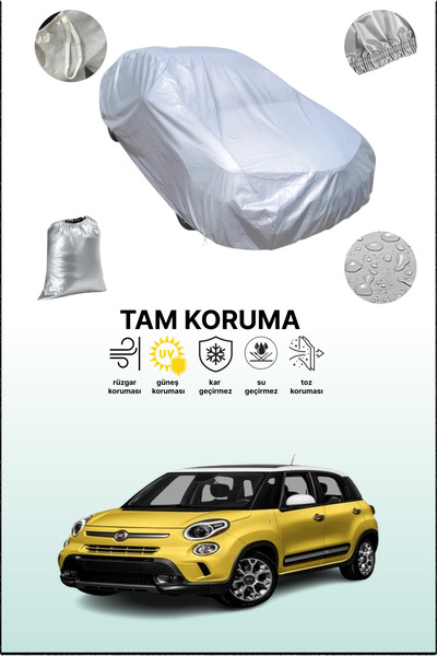 dokaca غطاء سيارة رمادي متوافق مع فيات 500L تريكينج 2013 - 2021، غطاء سيارة، ...