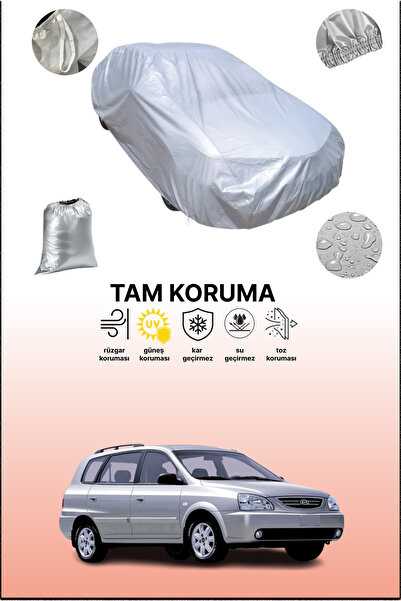 dokaca غطاء سيارة رمادي متوافق مع كيا كارينز 2002 - 2006، غطاء سيارة، غطاء واقي