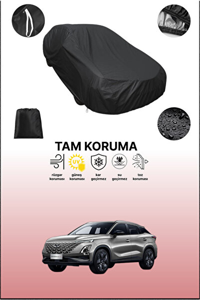 dokaca غطاء سيارة متوافق مع سيارة شيري أومودا 5 برو باللون الأسود، غطاء واقي، غطاء سيارة