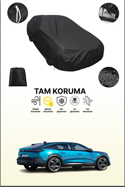 dokaca Siyah Peugeot 408 Suv Uyumlu Araba Brandası, Koruyucu Örtü, Oto Branda