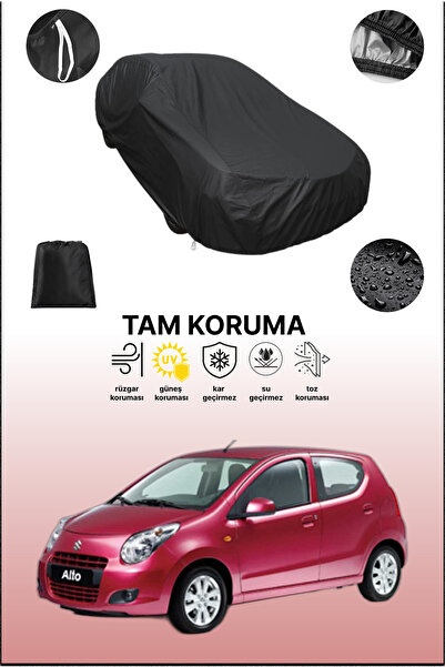 dokaca غطاء سيارة أسود متوافق مع سوزوكي ألتو 1، غطاء واقي، غطاء سيارة