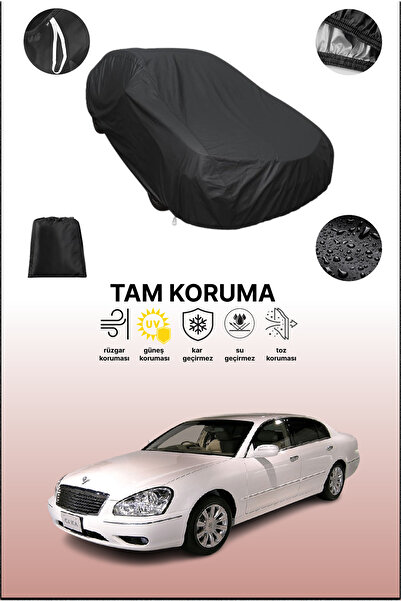 dokaca غطاء سيارة أسود متوافق مع نيسان سيما، غطاء واقي، غطاء سيارة