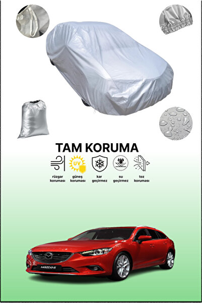 dokaca غطاء سيارة رمادي متوافق مع مازدا 6/أتينزا واجن 2013 - 2015، غطاء سيارة، غطاء واقي
