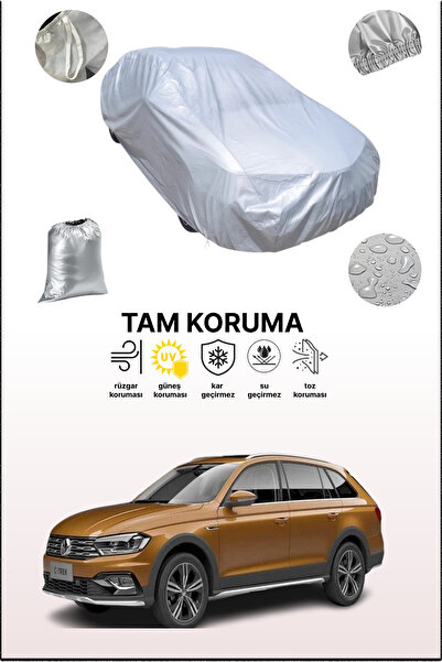 dokaca غطاء سيارة رمادي متوافق مع فولكس فاجن بورا 3 سي-تريك، غطاء سيارة، غطاء واقي