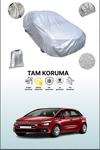 dokaca غطاء سيارة رمادي متوافق مع سيتروين سي4 بيكاسو 2010 - 2021، غطاء سيارة،...