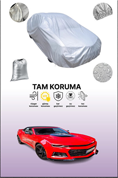 dokaca غطاء سيارة رمادي متوافق مع شيفروليه كامارو كابريوليه 2016 - 2018، غطاء...