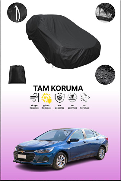 dokaca غطاء سيارة متوافق مع سيارة شيفروليه أونيكس 2 سيدان باللون الأسود، غطاء...