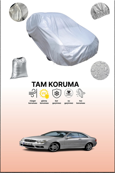 dokaca غطاء سيارة رمادي متوافق مع مرسيدس سي إل كيه 55 إيه إم جي (سي209) 2003 ...