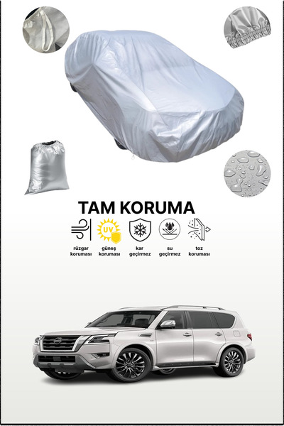 dokaca غطاء سيارة رمادي متوافق مع نيسان أرمادا 2016 - 2021، غطاء سيارة، غطاء ...