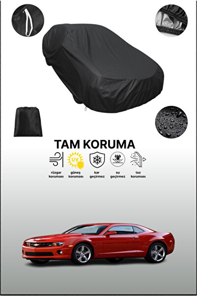 dokaca غطاء سيارة متوافق مع شيفروليه كامارو إس إس 2010 - 2013، أسود اللون، غط...