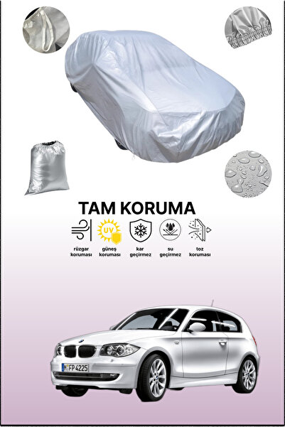 dokaca غطاء سيارة رمادي متوافق مع سيارة بي إم دبليو 1 سيريز هاتشباك 3 أبواب، غطاء سيارة، غطاء واقي