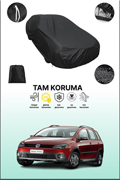dokaca غطاء سيارة فولكس فاجن سبيس كروس أسود متوافق، غطاء واقي، غطاء سيارة